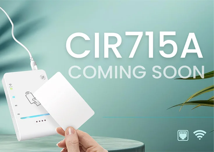 CIR715A無線/有線LAN接続NFCリーダ