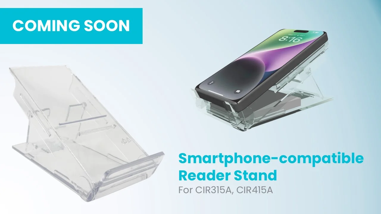 Smartphone-compatible Reader Stand For CIR315A, CIR415A