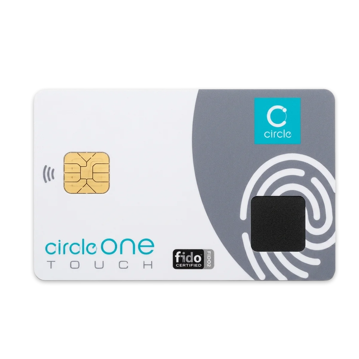 CircleONE Touch Biometric FIDO2 Dual-Interface Security Card